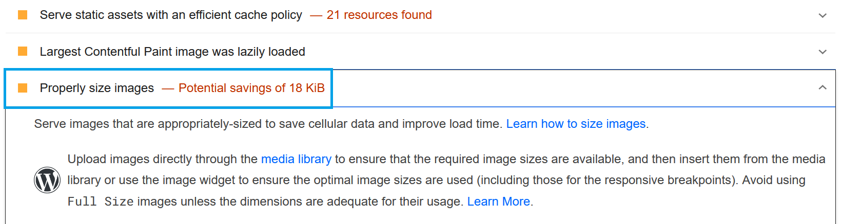 How To Fix The Properly Size Images Warning From Google In WordPress